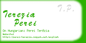 terezia perei business card